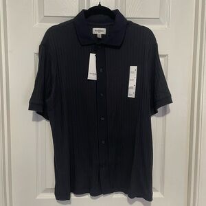 🌟4/$13🌟 NWT Goodfellow & Co Men's Charcoal Button Down Shirt
